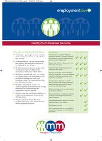 Employment Retainer Scheme Leaflet